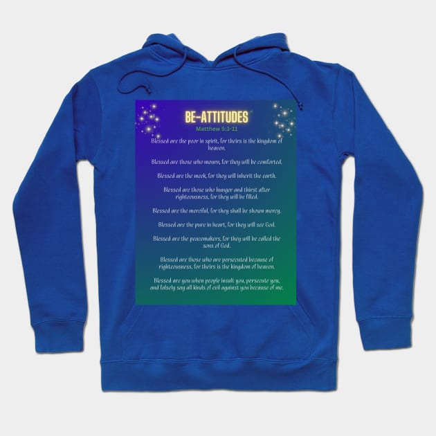 Be-Attitudes Hoodie by LibrosBOOKtique